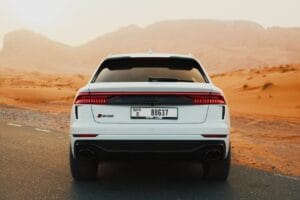 Luxury Audi SUV available for 1 month car rental deal in Dubai