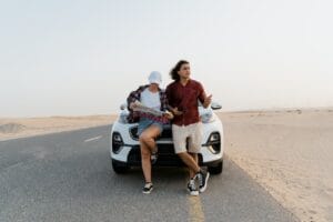 SUV available for 1 month car rental deal in Dubai with free delivery