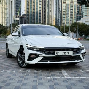 Hyundai Elantra white 2024